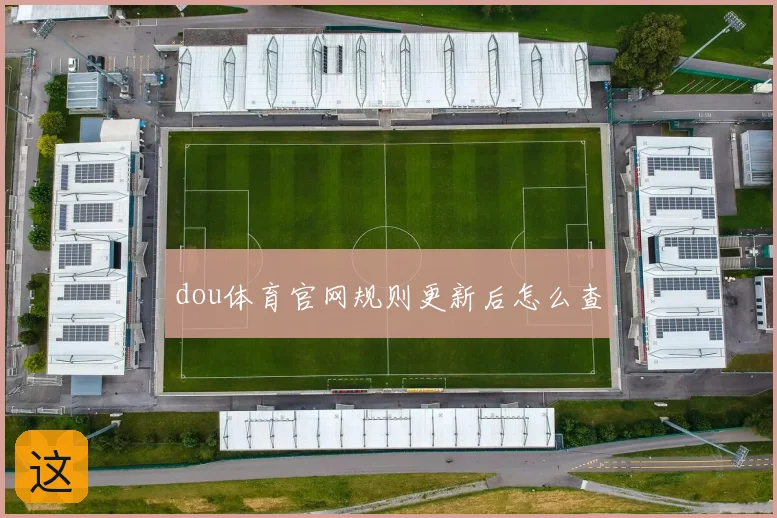 dou体育官网规则更新后怎么查
